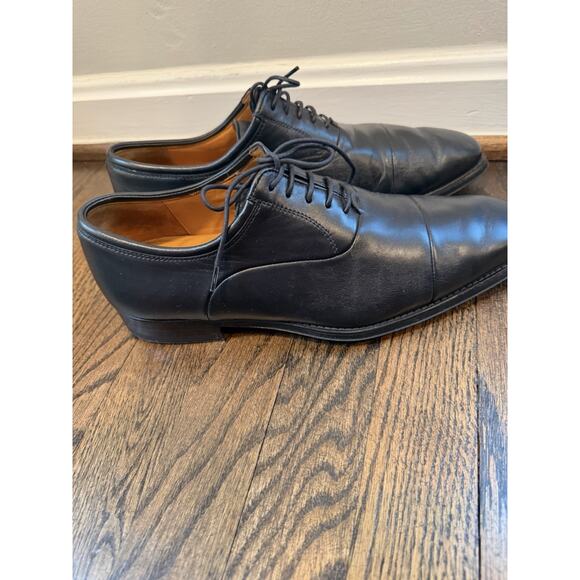 Magnanni Black Leather Oxford Dress Shoes Mens Size US 8 main image 9